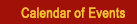Calendar of Events